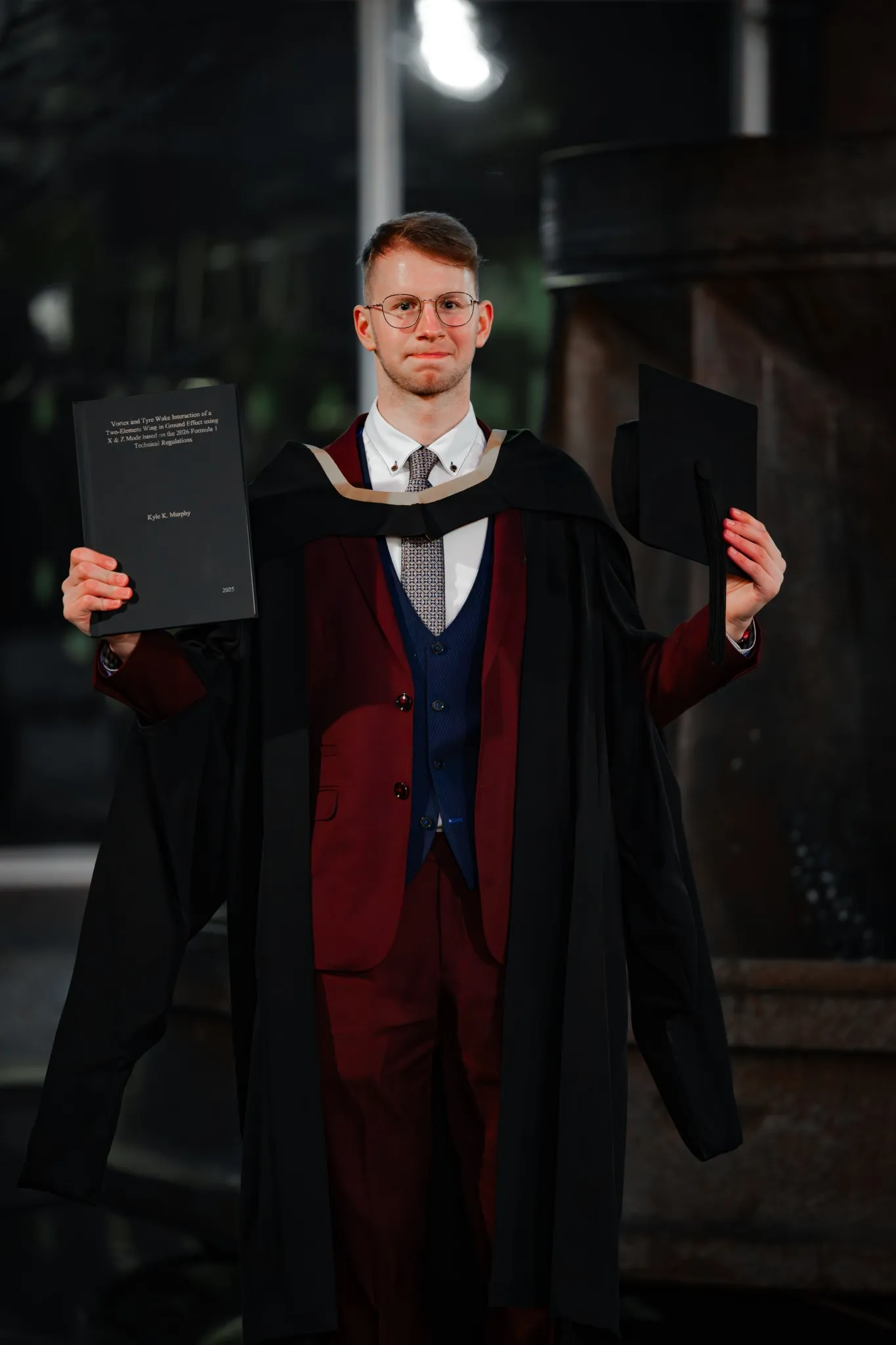 Eagle Productions Graduation Man Gown Diploma Indoor