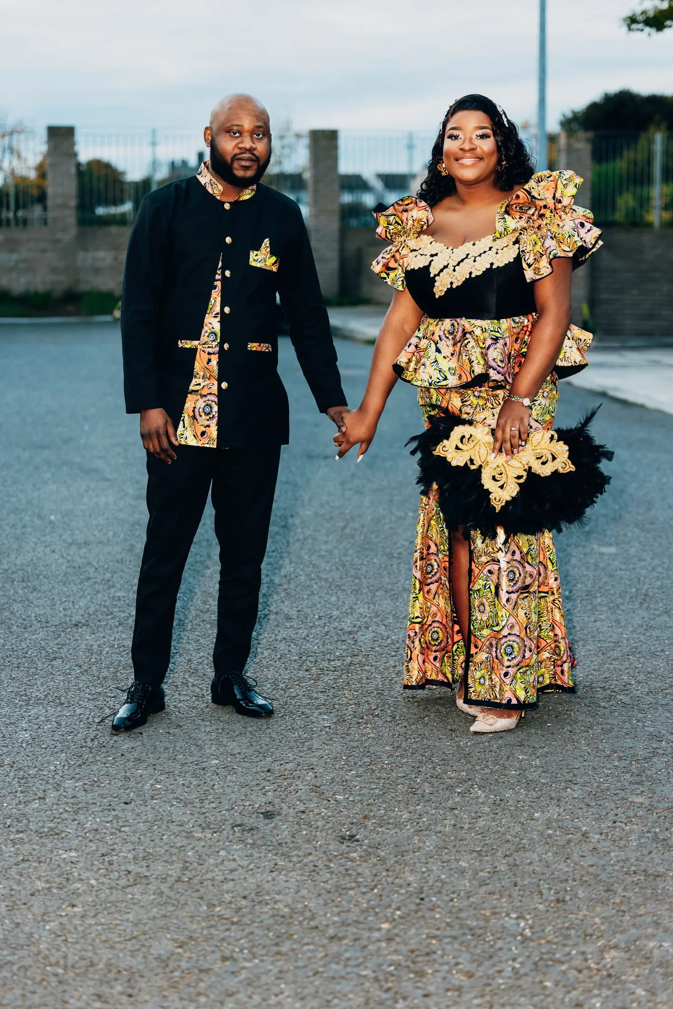 Eagle Productions Weddings Engagements Couple African Print Street