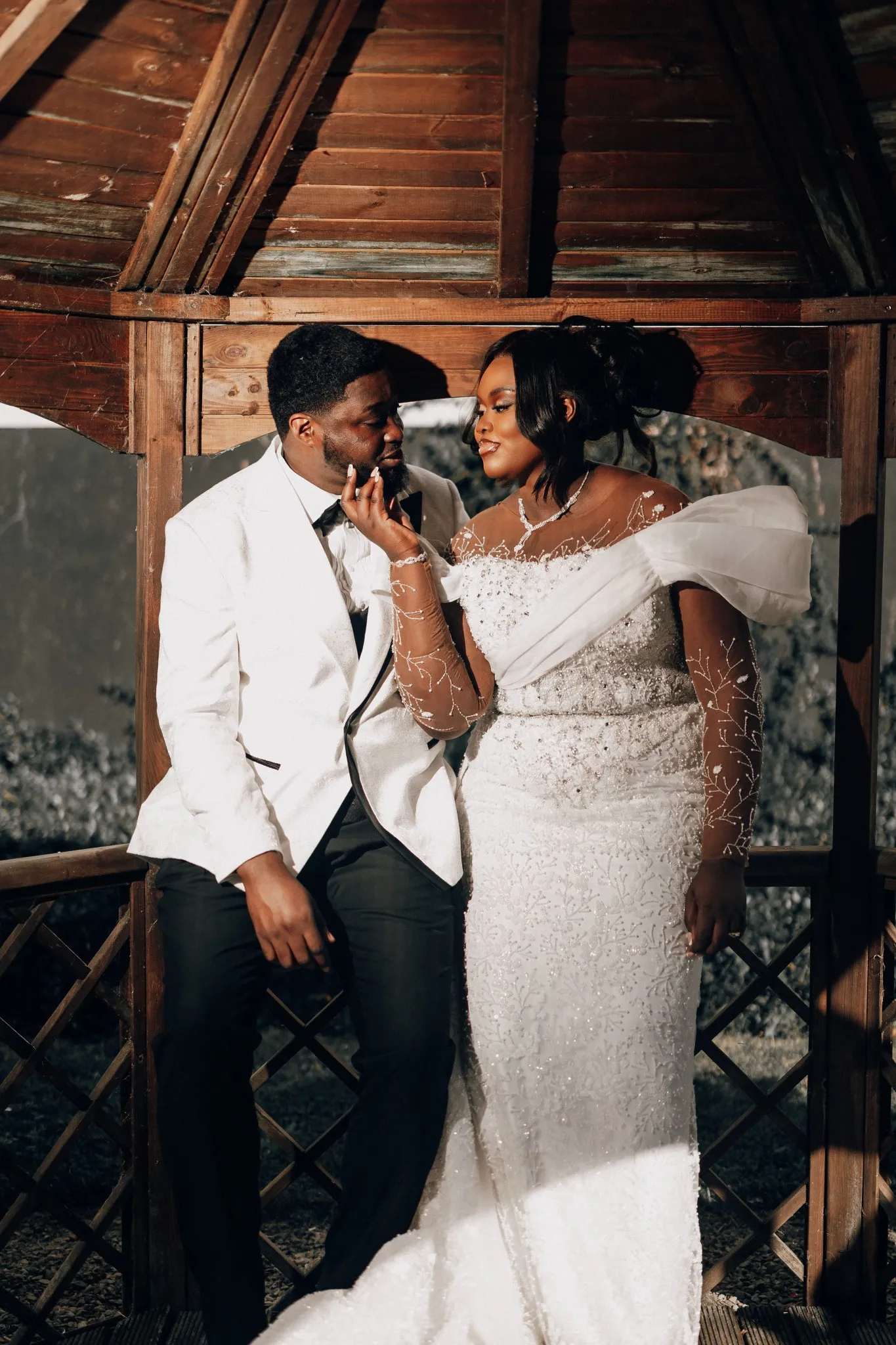 Eagle Productions Weddings Engagements Couple Bride Groom Wooden Door