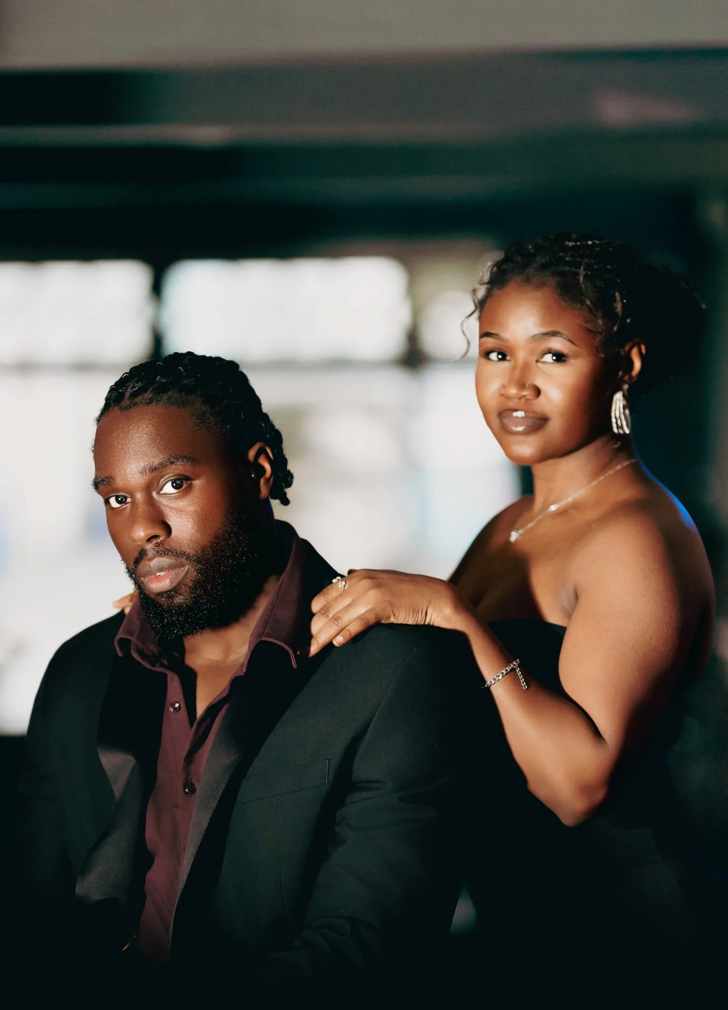 Eagle Productions Weddings Engagements Couple Dark Moody Portrait