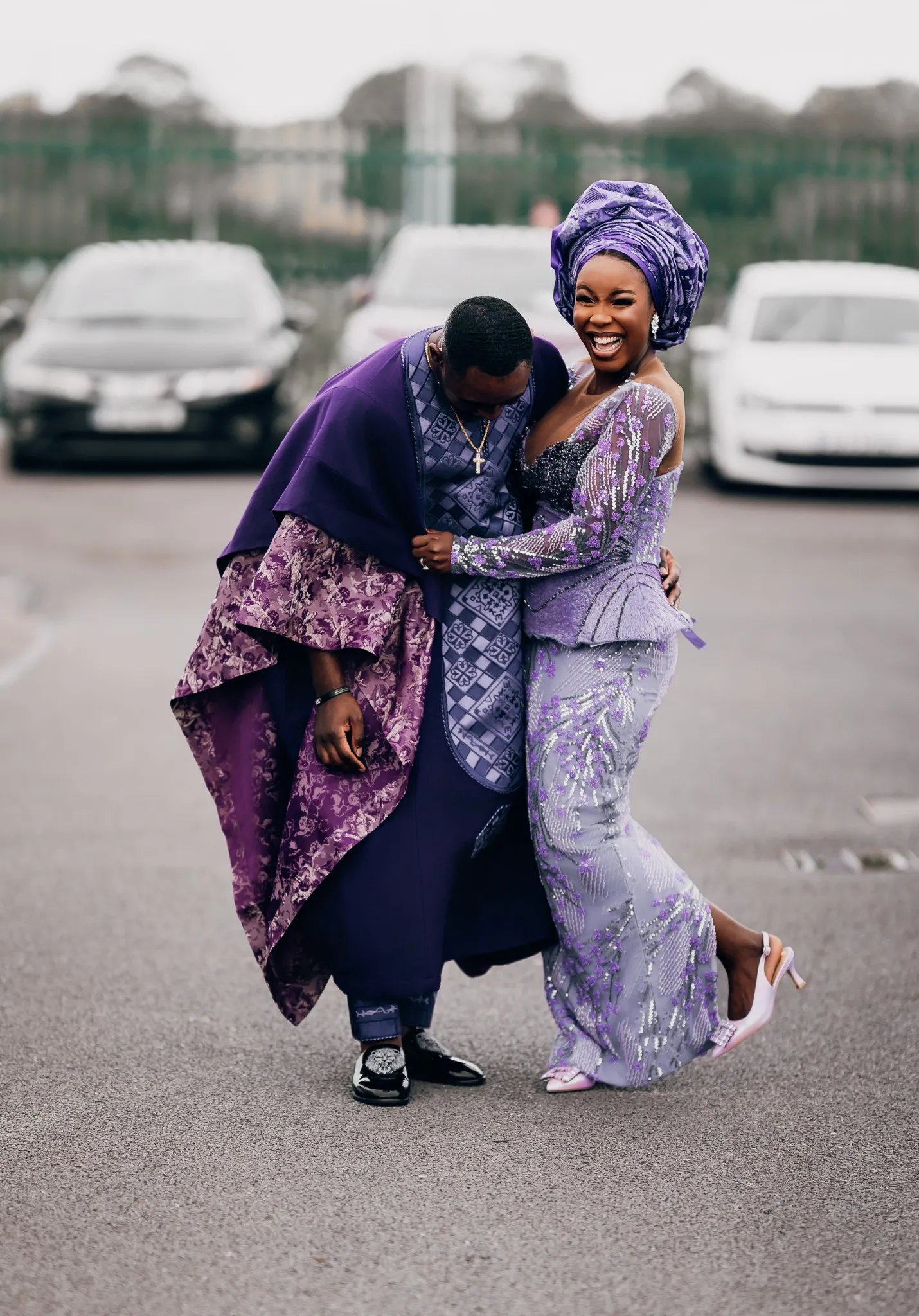 Eagle Productions Weddings Engagements Couple Purple Lace Dancing